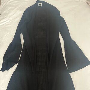 M by Missoni Black Cardigan with Bell Sleeves